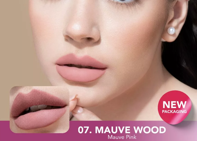 MOP Indonesia Corp Mother of Pearl My Perfect Nude Lip Cream Mauve Wood