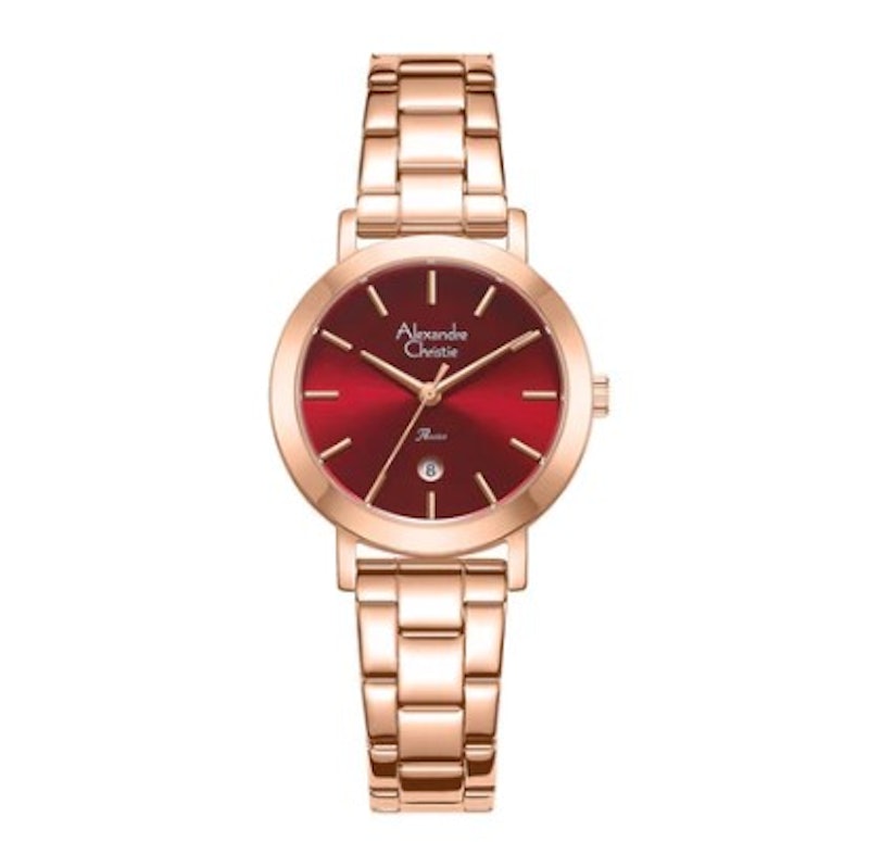 Alexandre Christie Passion Ladies Watch - Red Rose Gold 1