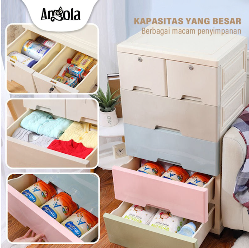 Lemari Plastik Pakaian 3