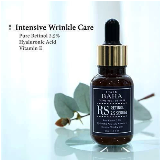 Cos de BAHA Retinol 2.5% Facial Serum with Vitamin E 5