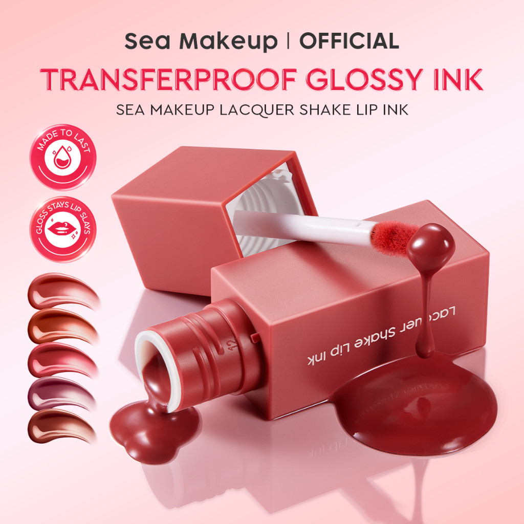 Sea Beauty Indonesia Sea Makeup Lacquer Shake Lip Ink Negroni