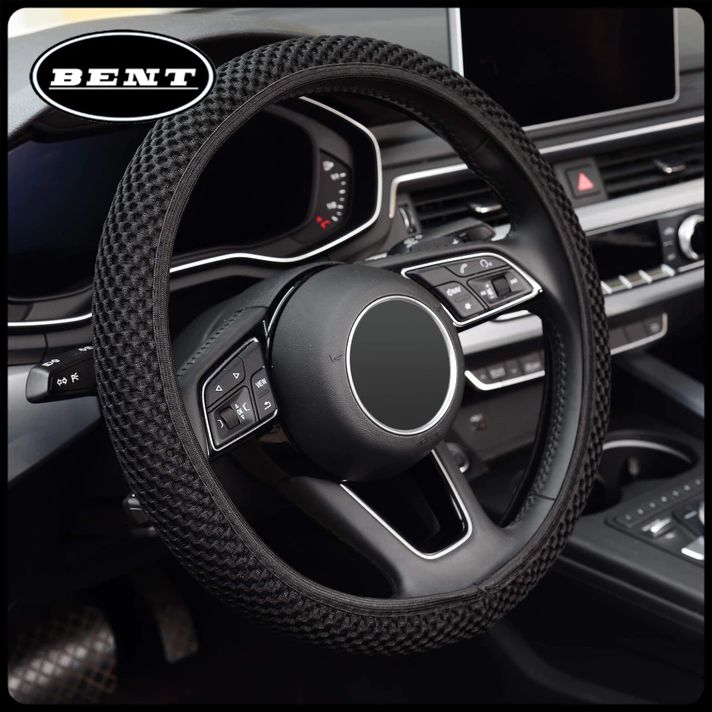 Bent.id Sarung Setir Mobil Universal Kapas Elastis 37-39cm 5