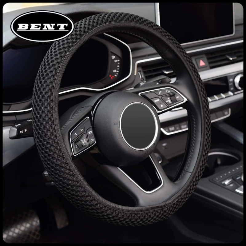 Bent.id Sarung Setir Mobil Universal Kapas Elastis 37-39cm 5