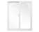 Tidy Jendela Double Sliding Kanan + Kiri Aluminium W1 100 cm x 120 cm 1