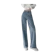 F·MIGA Korean Style Highwaist Straight Jeans 1