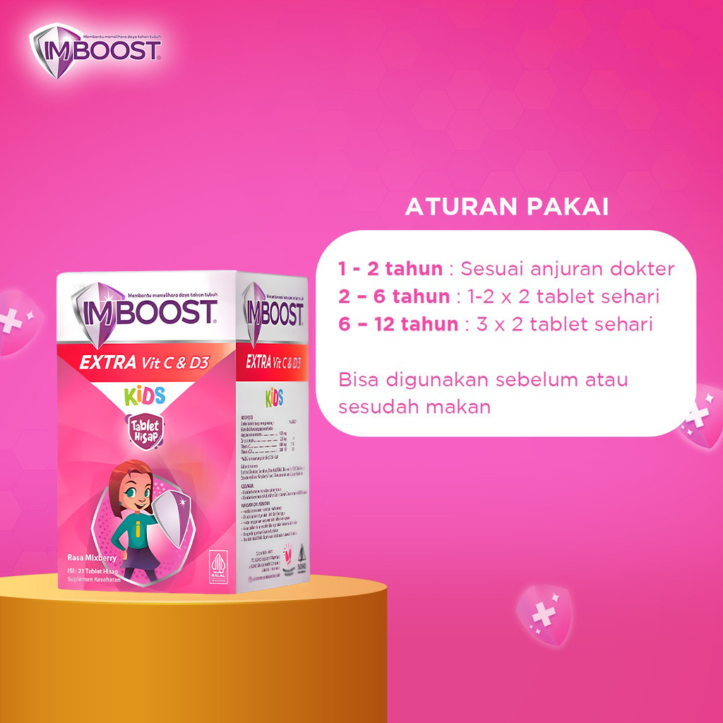 SOHO Global Health Imboost® Kids Extra Vit C & D3