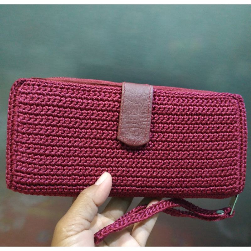 Dompet Lipat Rajut 3