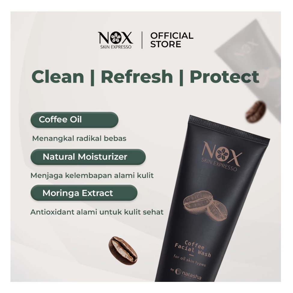 Eunike Nathan Abadi NOX Coffee Facial Wash
