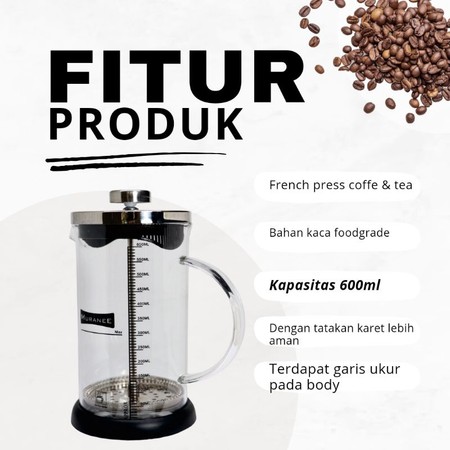  Muranee French Press Coffee and Tea GC-003