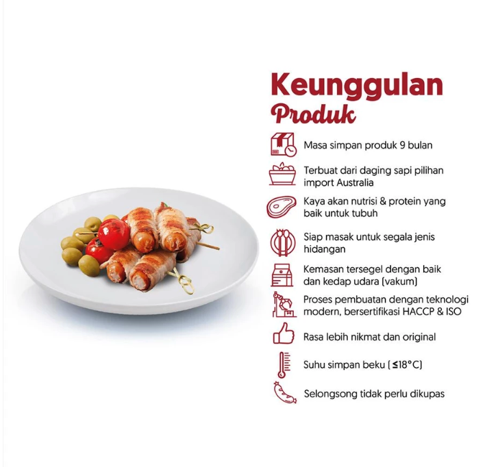 Madusari Nusaperdana KIMBO Bratwurst Cocktail Original