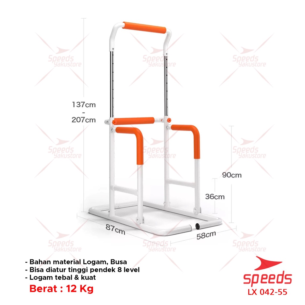 Speeds Indonesia Speeds Pull Up Bar Power Tower Chin Up Bar Multifunction 042-55