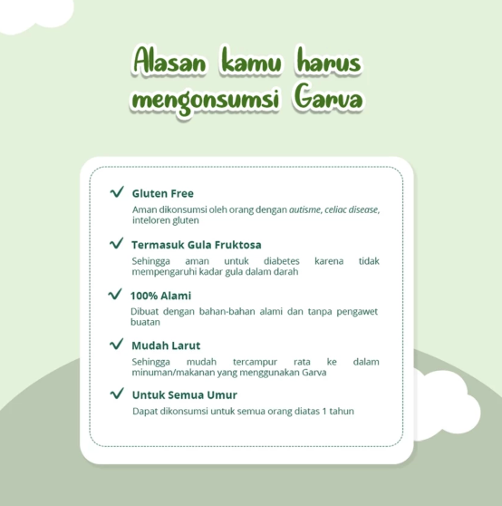 Rumah Mocaf Indonesia Mocafine Garva Healthy Cassava Sugar