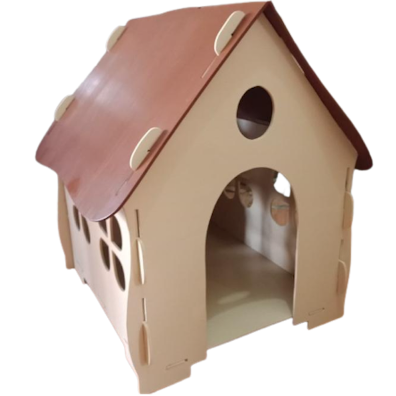 Kandang Kelinci Rumah Kayu 1
