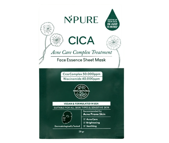 N'PURE ｜ Cica Face Sheet Mask