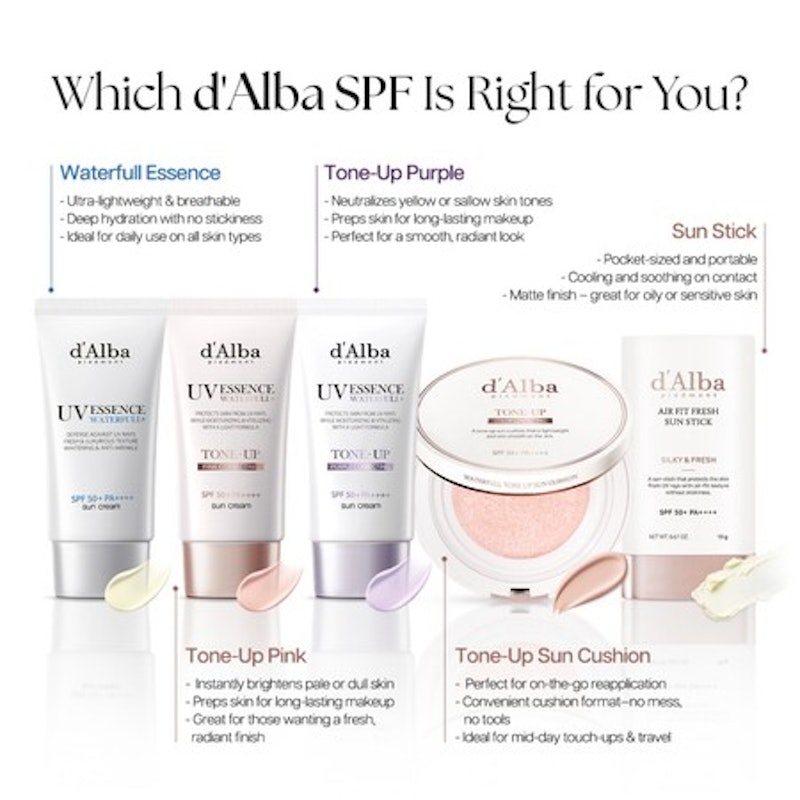 d'Alba UV Essence Waterfull Tone Up Sun Cream SPF 50+ PA++++ 4