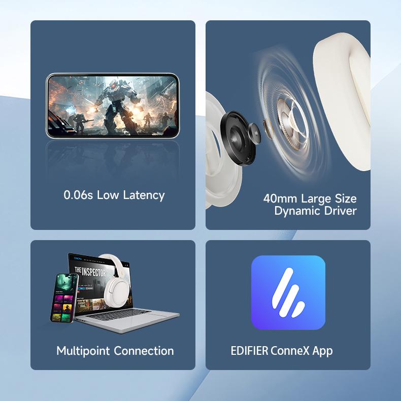 Beijing Edifier Technology Company Edifier Hi-Res Audio ANC Headphone W800BT Pro