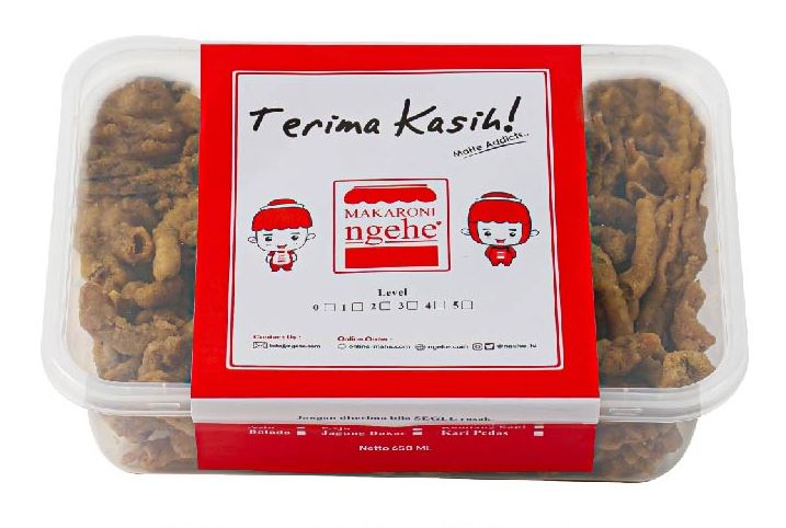 Makaroni Ngehe Usus Goreng Kemasan