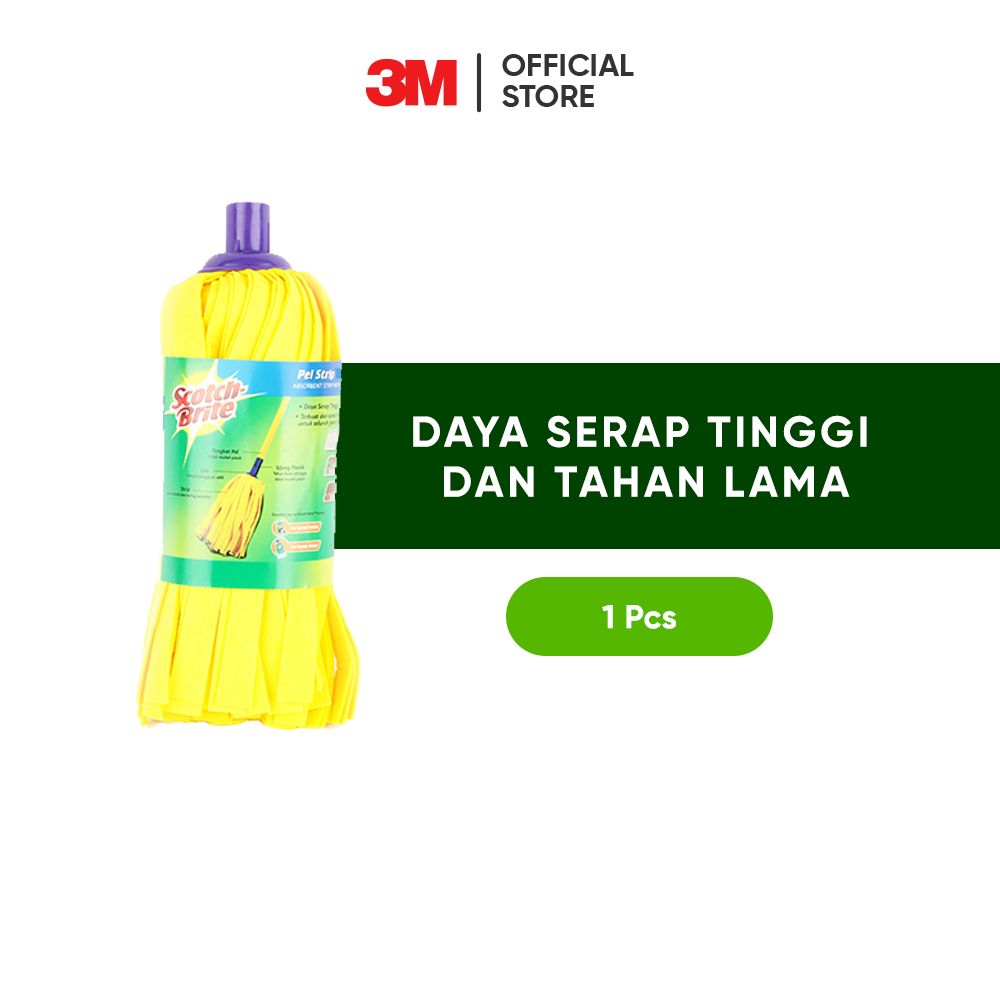 3M  Kain Pel Strip Kuning Bulat Scotch-Brite ID-73