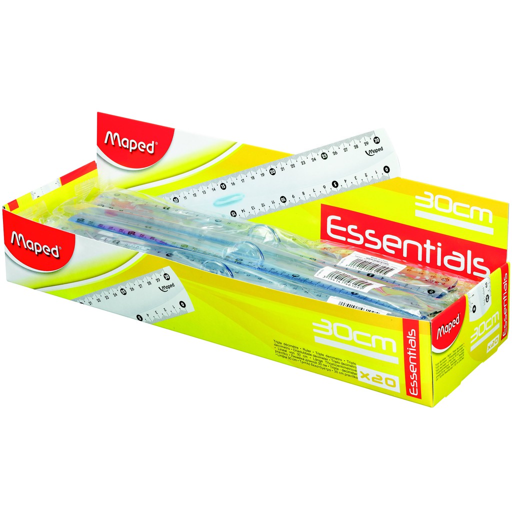 Maped Maped Essentials Ruller with Handle 30cm DRAF 146109