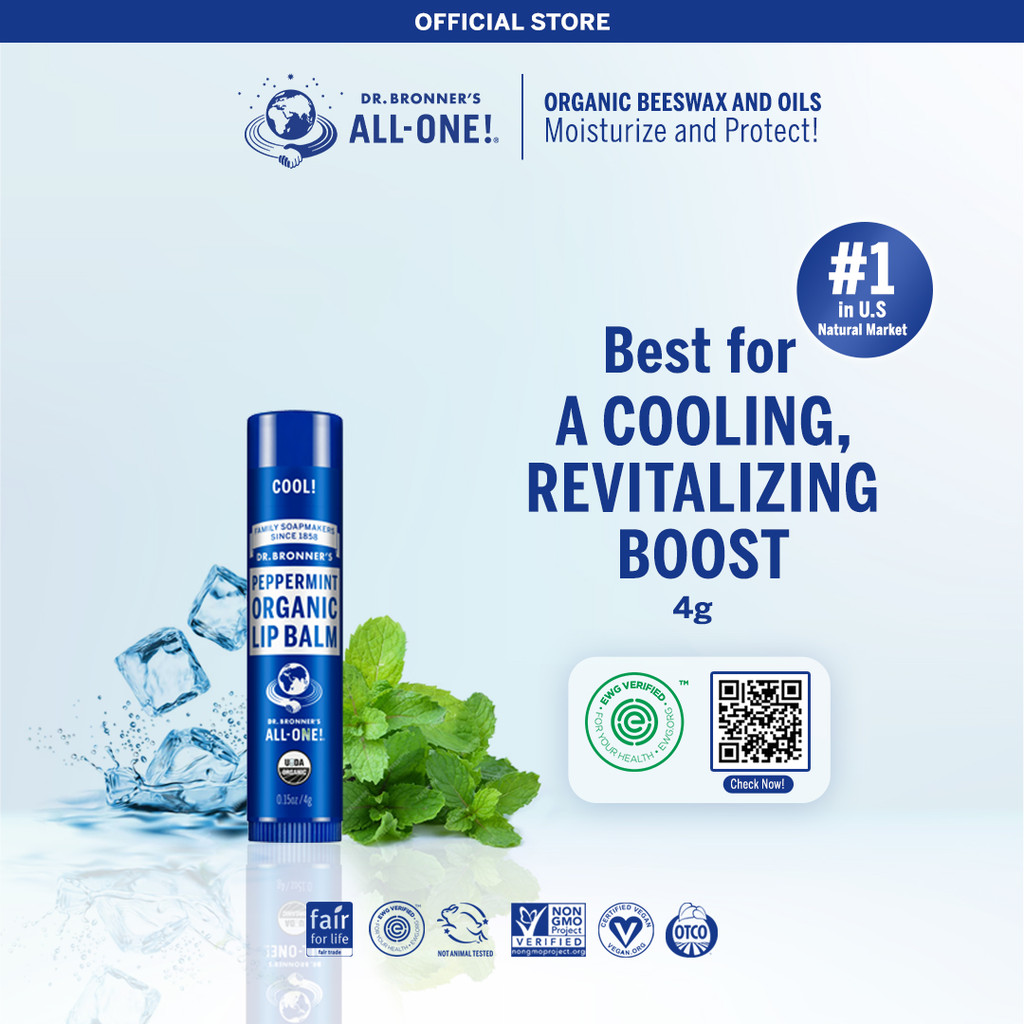 Dr. Bronner's  Dr. Bronner's Organic Lip Balm Peppermint