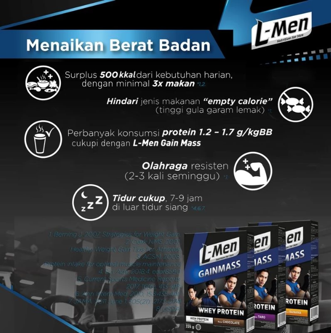Nutrifood Indonesia L-Men Gain Mass Chocolate