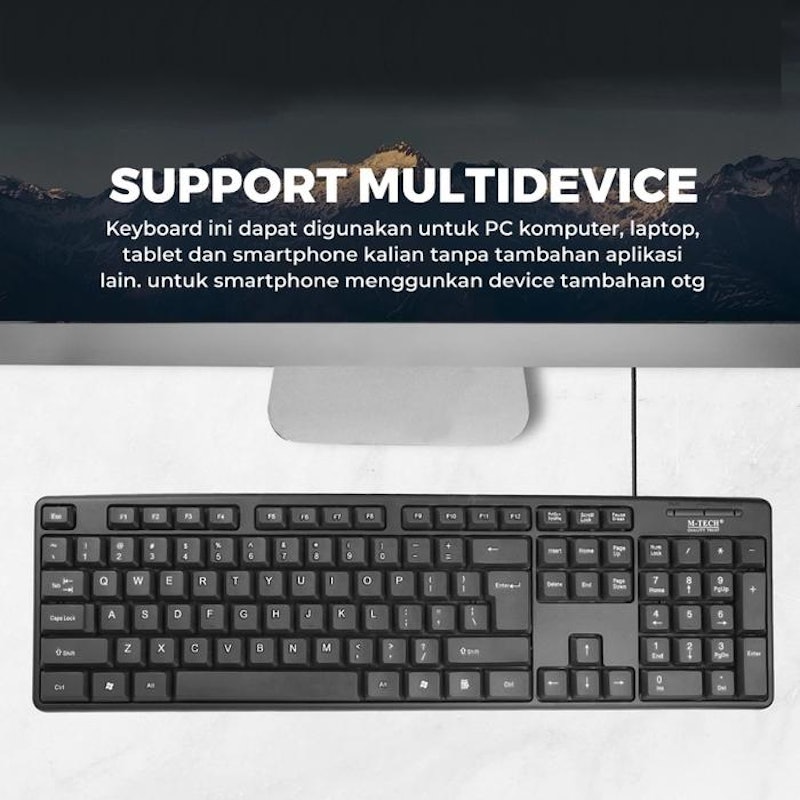 MTECH Keyboard USB 4