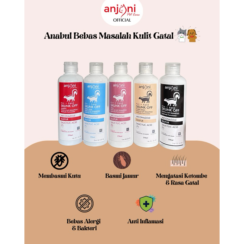 Anjani Group Anjani Pet Care Shampo Miconazole Lavender