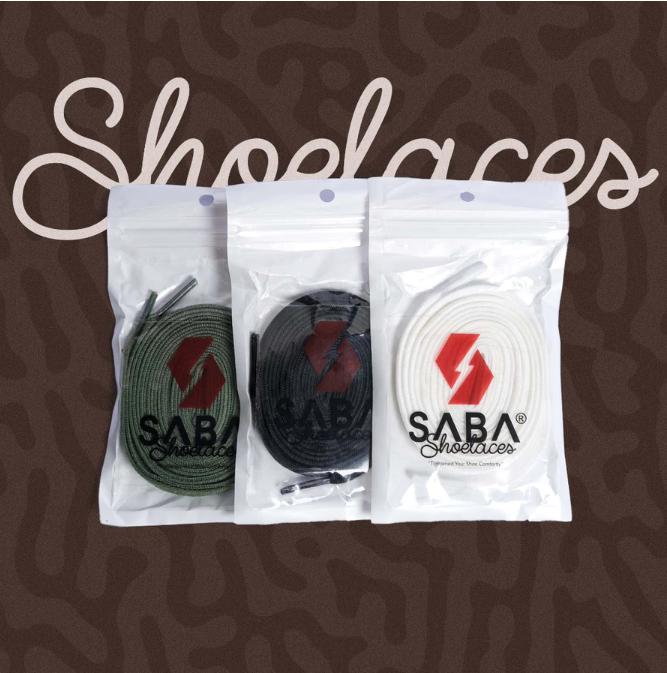 Saba Footwear  SABA Flat Cotton Premium Shoelaces