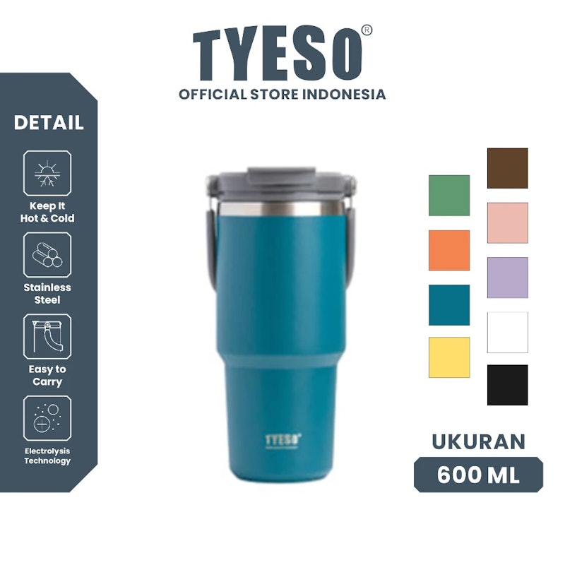 Tyeso® Tumbler Coffee Mug 600 ml 2