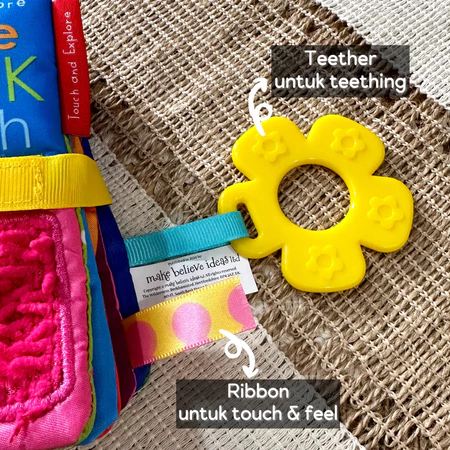 Make Believe Ideas UK Shake Look Touch Cloth Book