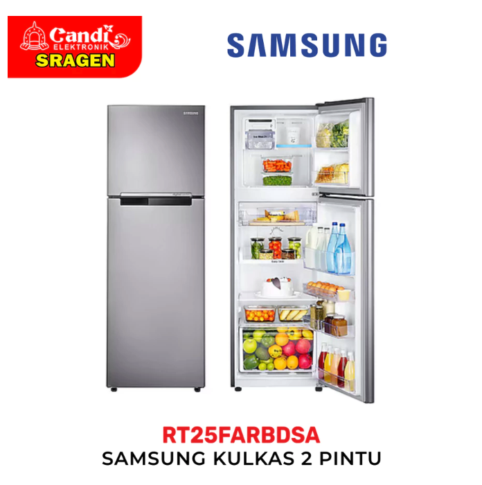 Samsung Electronics Samsung Kulkas 2 Pintu dengan All-around Cooling 264L RT25FARBDSA/SE