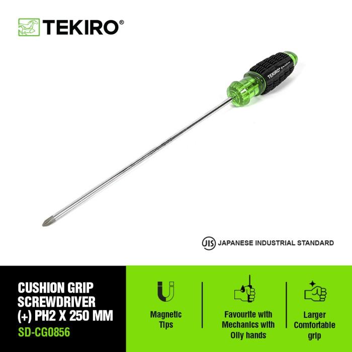 Altama Surya Anugerah Tekiro Obeng Gagang Karet Hijau + 2 x 250 SD-CG0856