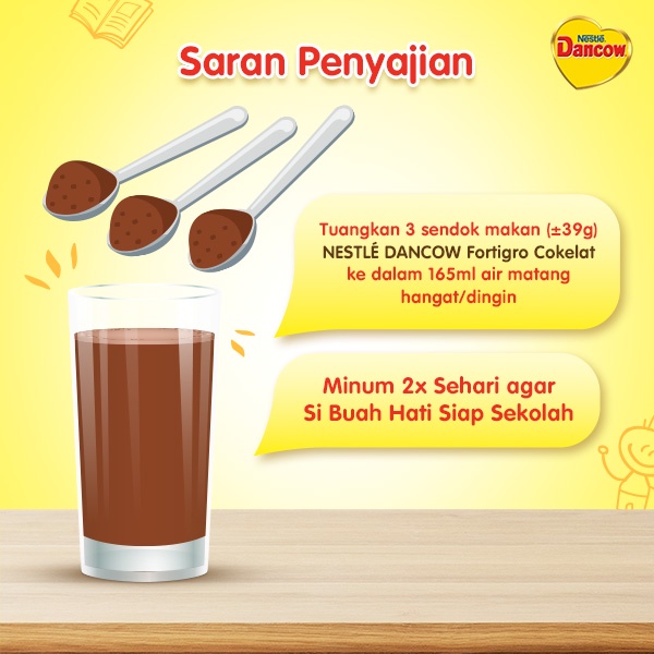 Nestlé DANCOW Fortigro Coklat Pouch