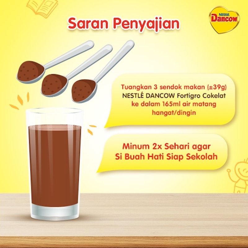 DANCOW Fortigro Coklat Pouch 3