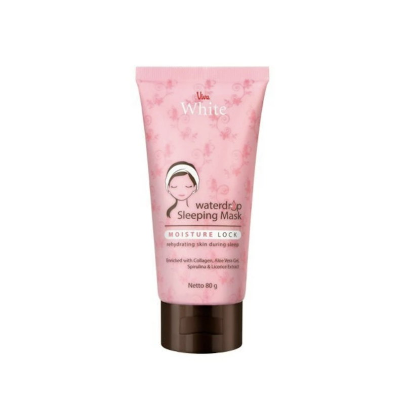 White Waterdrop Sleeping Mask 1