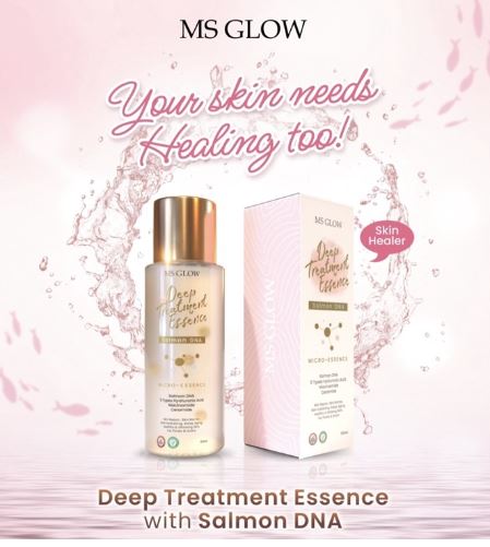 Kosmetika Cantik Indonesia MS Glow Deep Treatment Essence Salmon DNA