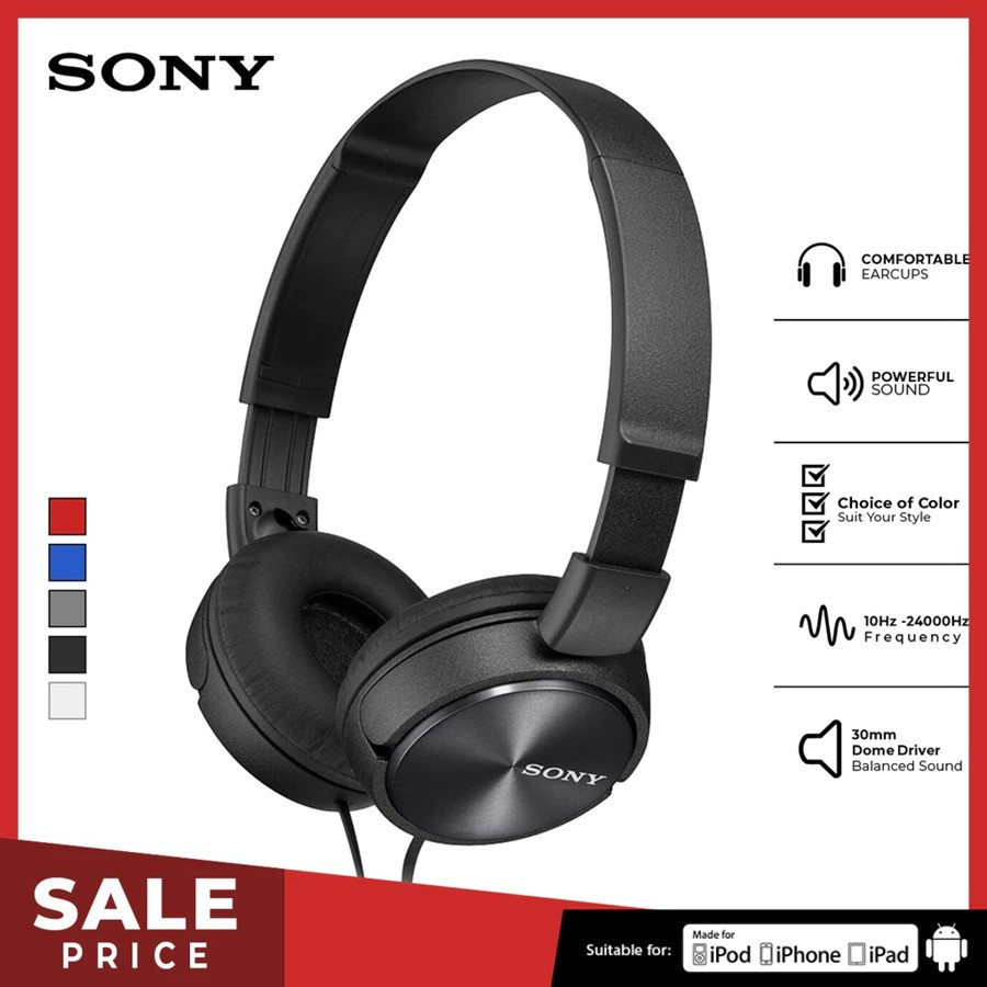 Sony Group Corporation Sony Headphones MDR-ZX310AP