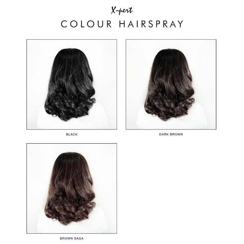 X-Pert Colour Hair Spray Glitter Silver 4