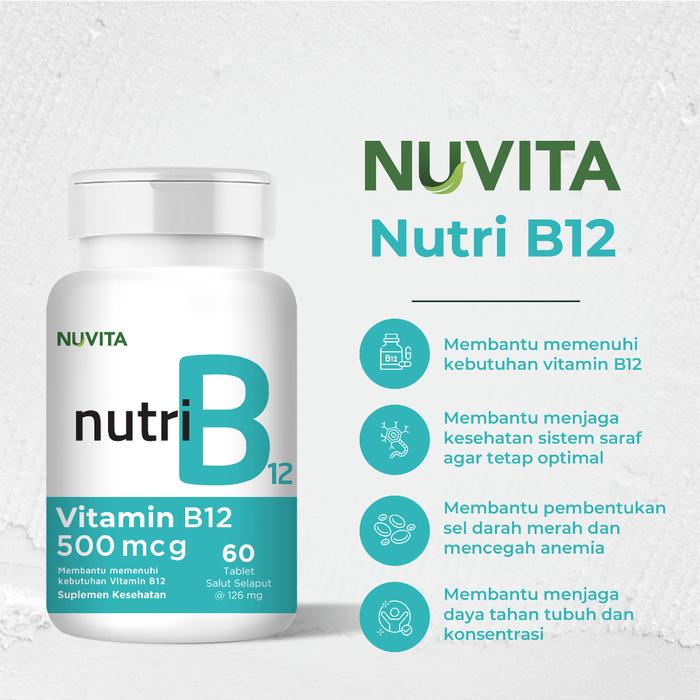 Nuvita Nutri B12 500mcg 2