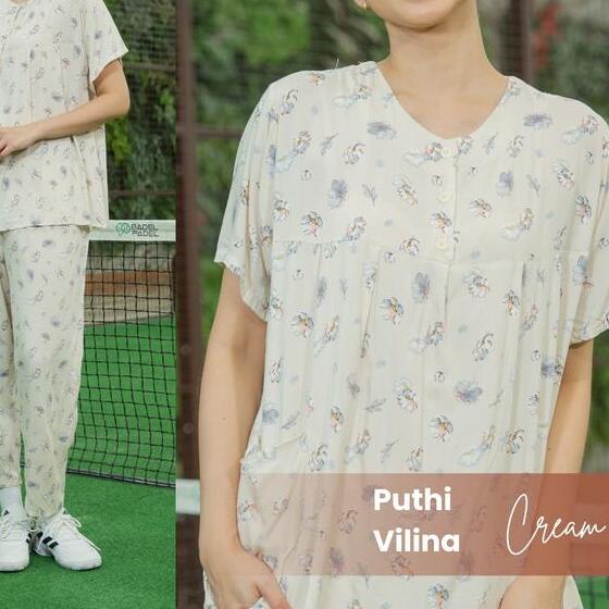  Oriana Sleepwear Piyama Lengan Pendek Puthi Bellanca