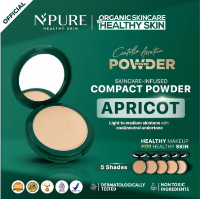 Penta Natural Kosmetindo N'PURE Centella Asiatica Power Powder Apricot
