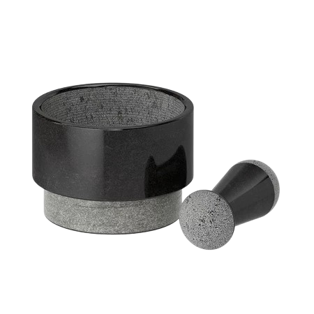 IKEA ADELSTEN Cobek dan Ulekan Bahan Marmer