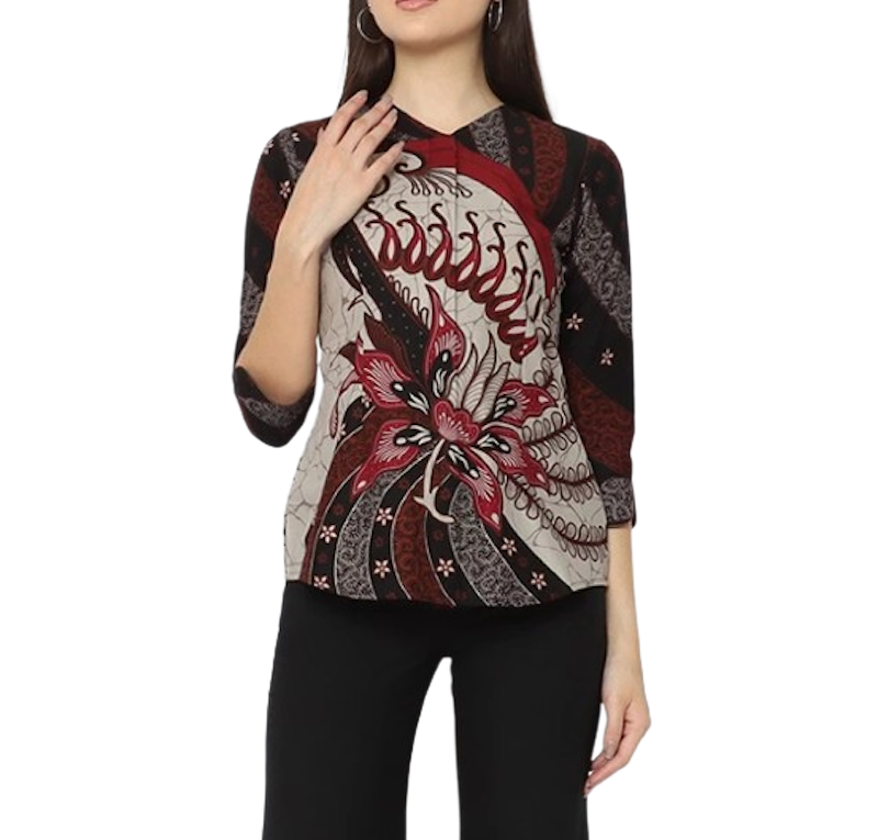 My Aksa Batik Blouse Bunga Bhumi