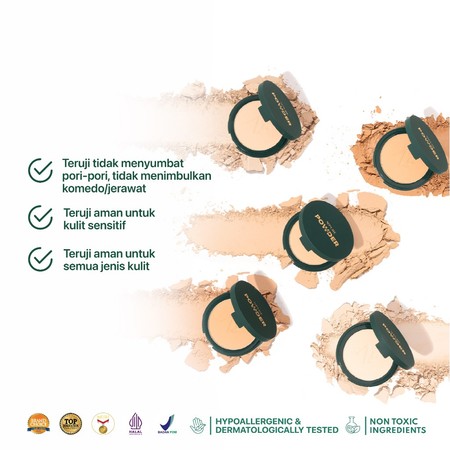 Penta Natural Kosmetindo N'PURE Acne Power Cover Power Powder Apricot