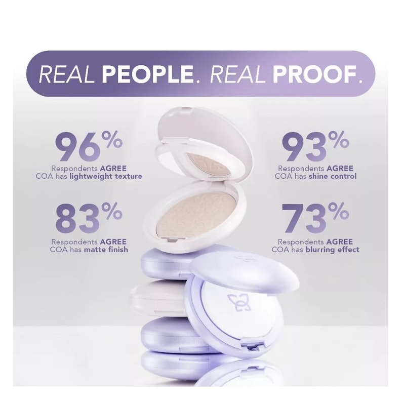 C.O.A Ultra Cover Long-Lasting Powder Foundation N21 Eclair 4
