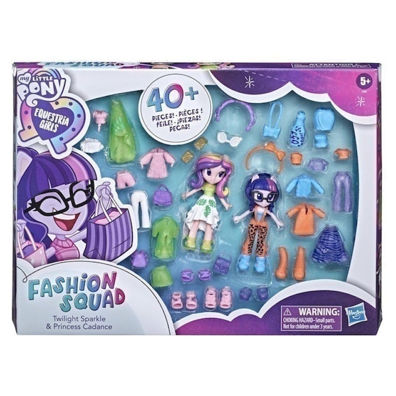 My Little Pony Equestria Girls Fashion Squad Twilight Sparkle and Princess Cadance Mini Doll Set Toy 2