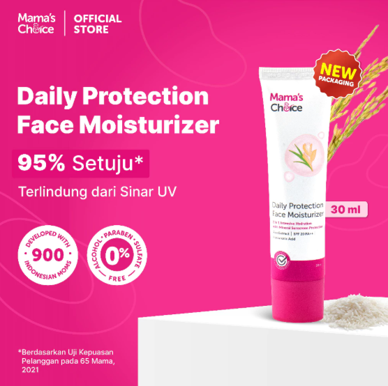 Mamac Distribusi Indo Mama’s Choice Daily Protection Face Moisturizer SPF 20 PA++
