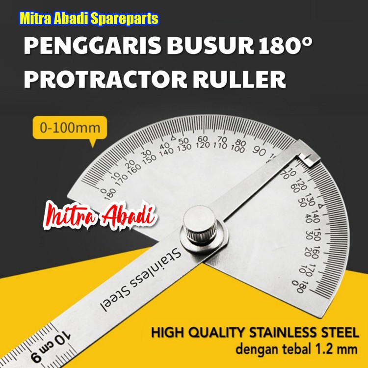 JIAN YI Stainless Steel Protractor Angle Ruler