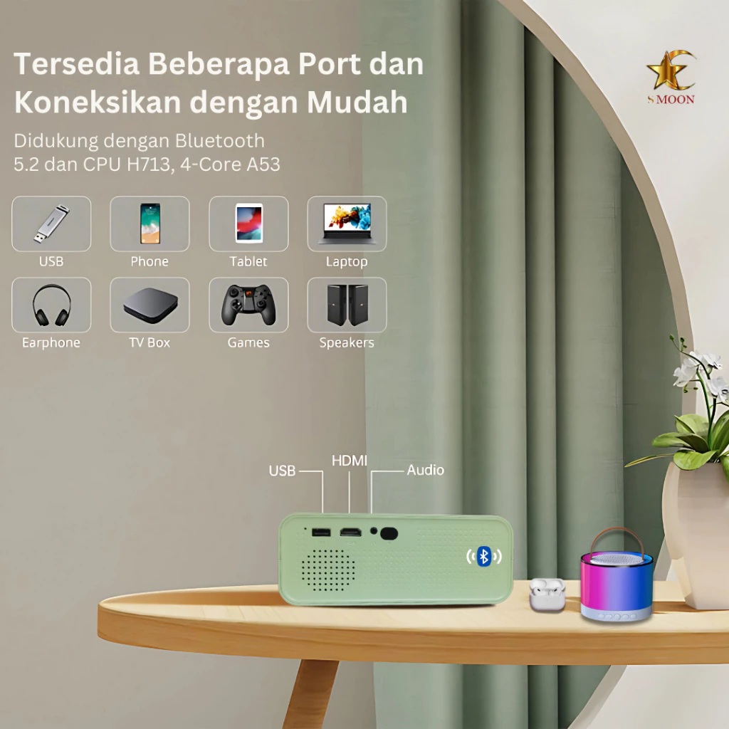  SMOON SMART PROYEKTOR LCD TV 380