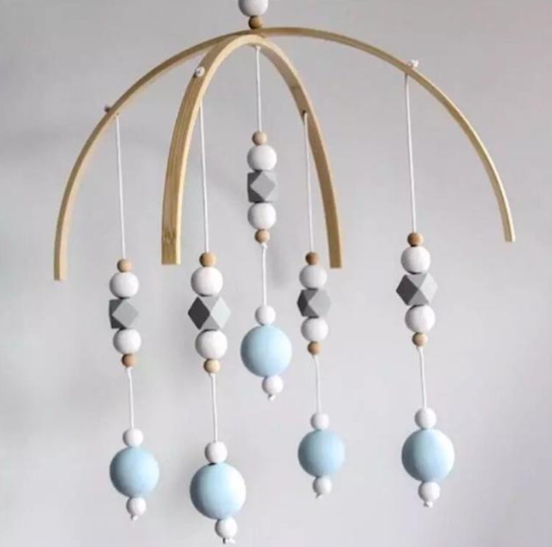 Wooden Baby Crib Mobile 1